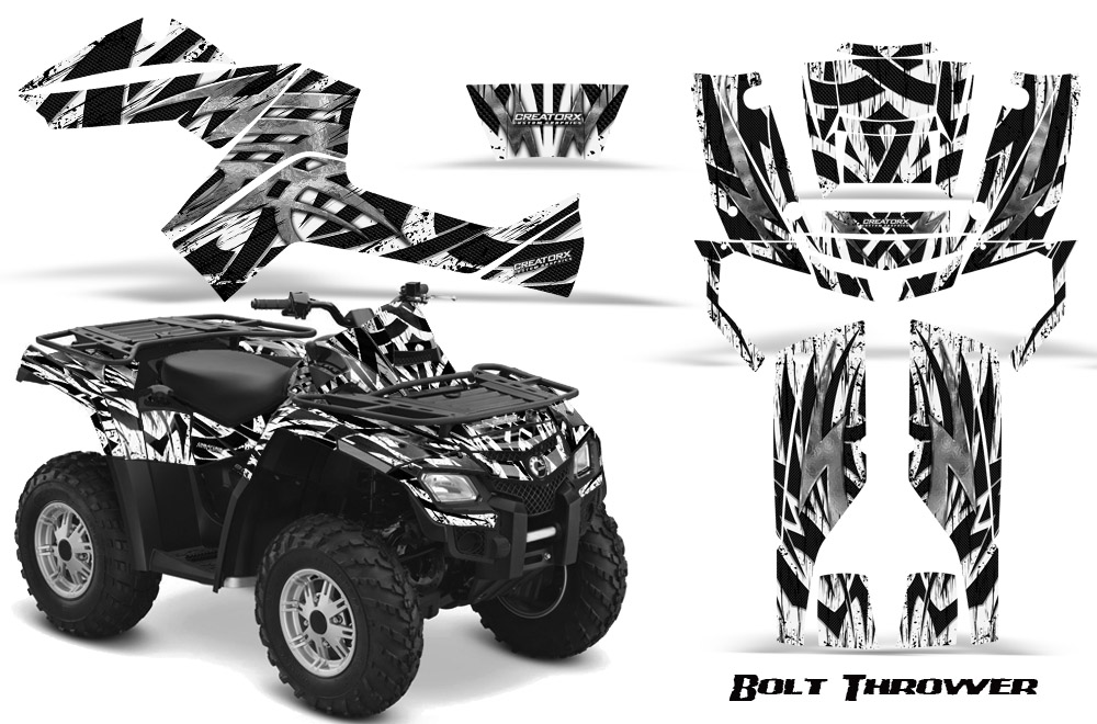 Can-Am Outlander 800 Graphics Kit Bolt Thrower White